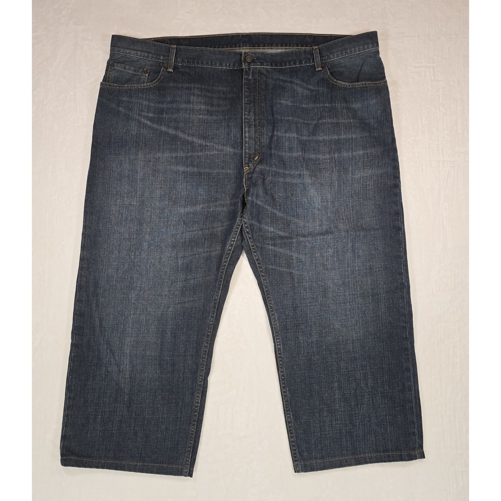 Levis 559 Mens Jeans 50x30 Relaxed Straight Leg Dark Wash 100% Cotton 01559-2765